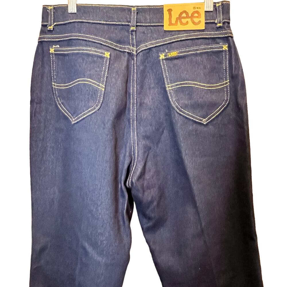 Vintage 90's Lee Mom Jeans Cheeky High Rise Dark Wash Size 16 - Picture 7 of 7